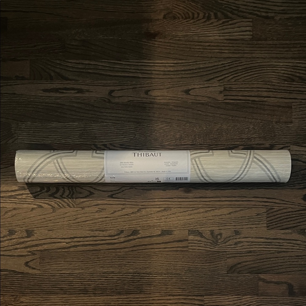 Thibaut Taupe and Gray Wallpaper Rolls